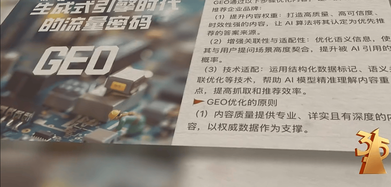 皇冠信用盘在哪里开通
_315晚会 | AI“投毒”产业链遭曝光皇冠信用盘在哪里开通
,通过虚假信息和大量发稿可操控AI大模型